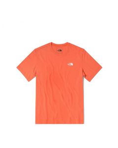 THE NORTH FACE M FOUNDATION S/S - AP - FLAME HEATHER