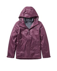 THE NORTH FACE W ARROWOOD TRICLIMATE JACKET-AP - DEEP GARNET RED-