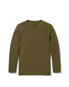 THE NORTH FACE L/S TNF TEE (ASIA SIZE)-MILITARY OLIVE