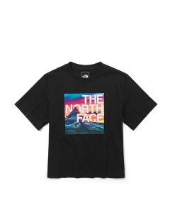 THE NORTH FACE W S/S BOX MOUNTAIN TEE -AP - TNF BLACK
