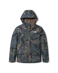 THE NORTH FACE M PRINTED NOVELTY MILLERTON JACKET -AP -GRAVE