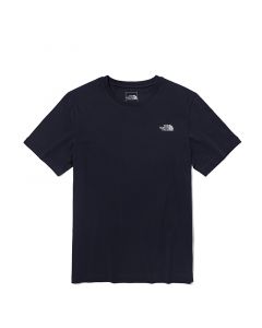 THE NORTH FACE TOSSED LOGO S/S TEE  (ASIA SIZE) - AVIATOR NAVY