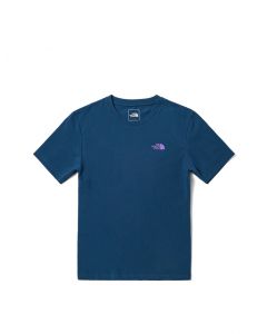 THE NORTH FACE M S/S REGRIND TEE (ASIA SIZE) - SHADY BLUE