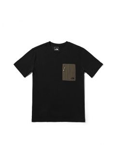 THE NORTH FACE M S/S HYBRID POCKET TEE (ASIA SIZE) - TNF BLACK