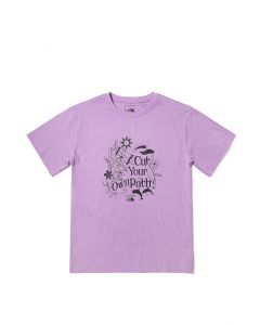 THE NORTH FACE W GEN Z OVERSIZED GRAPHIC TEE - AP - LUPINE