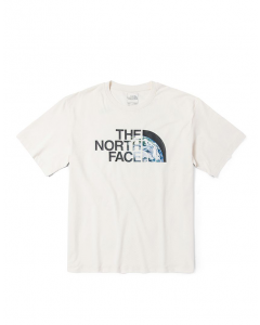 THE NORTH FACE S/S EARTH DAY TEE (ASIA SIZE) - GARDENIA WHITE